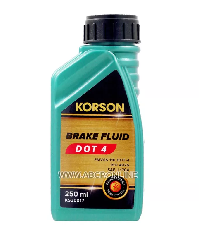 Жидкость тормозная BRAKE FLUID DOT 4 0.25 л.
