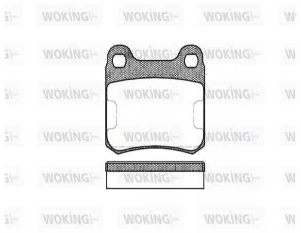 Колодки Woking P057300
