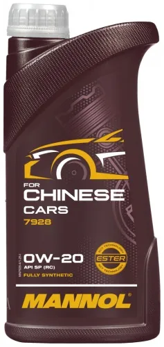 Моторное масло синтетическое Mannol for Chinese Cars 0W-20 1 л
