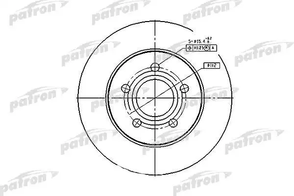 Диски PATRON передние PBD4045