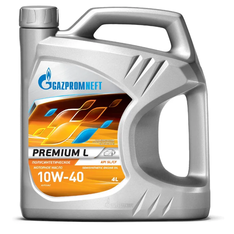 Масло моторное универсальное всесезонное Gazpromneft 000253140405 Premium L 10W-40 4 л