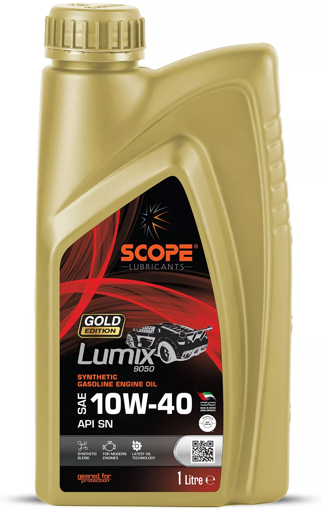 Моторное масло Синтетическое Scope Synthetic Gasoline Engine Oil 10W-40 1 л