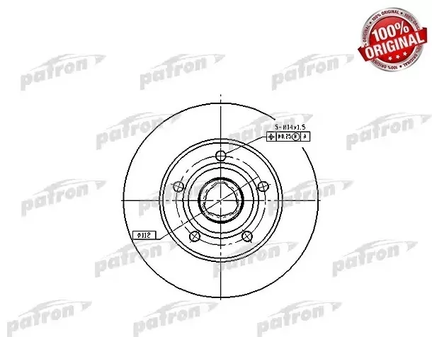 Диски PATRON задние PBD2771