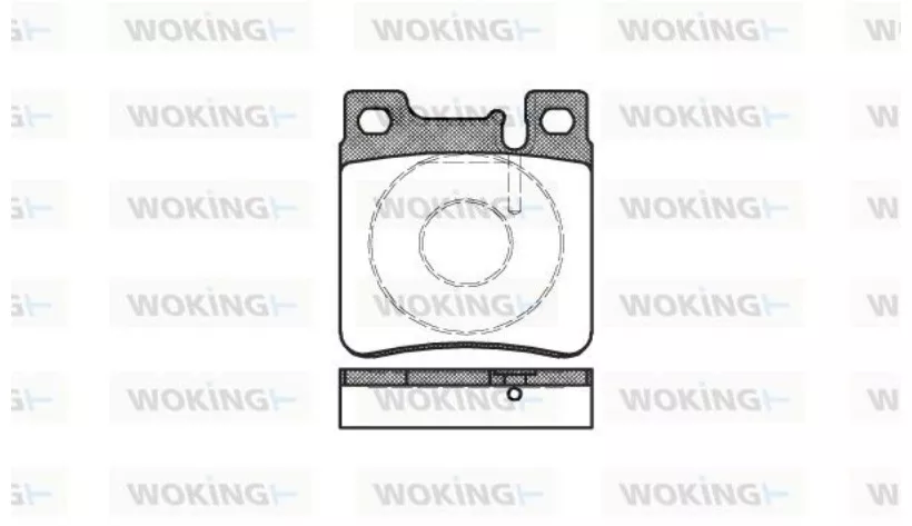Колодки Woking P5073.00