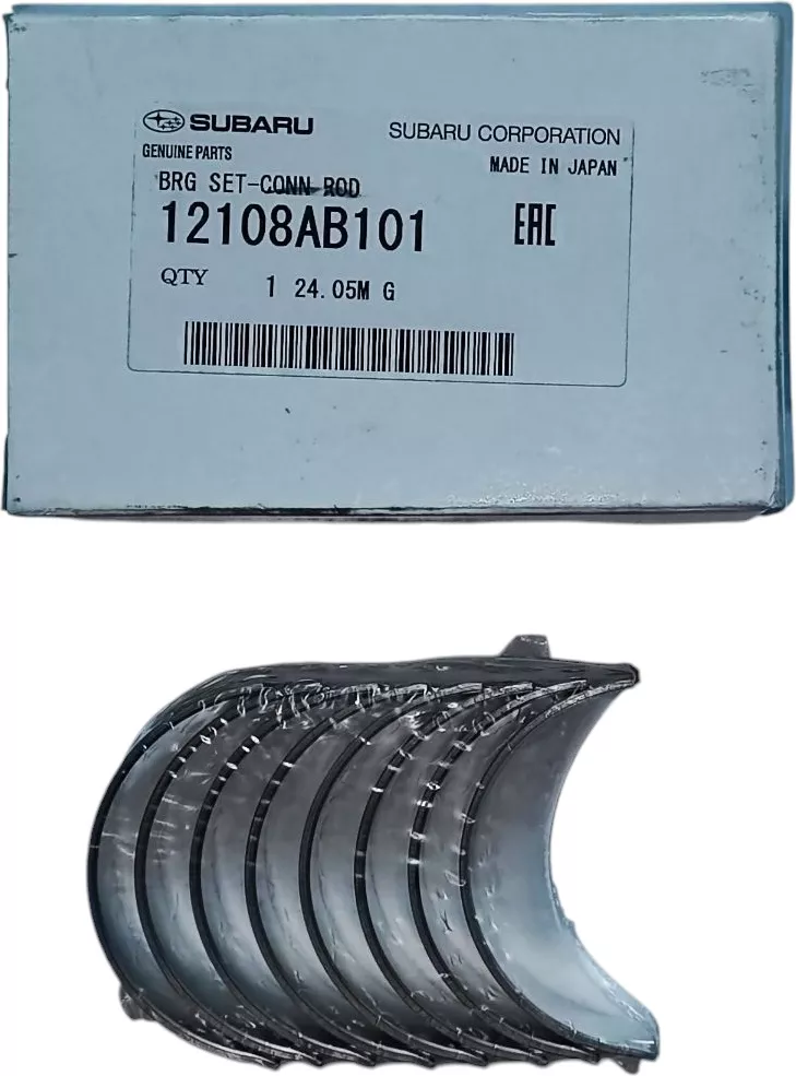 Subaru шатунные вкладыши 12108AB101