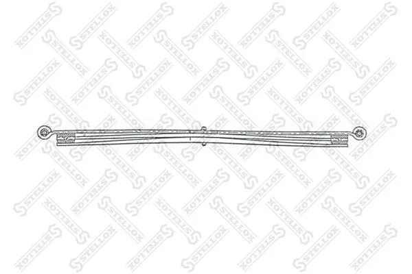 Многолистовая рессора 1200081SX STELLOX