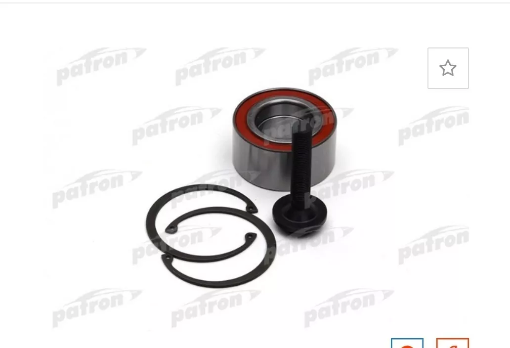 PATRON комплект подшипника ступицы PBK1355