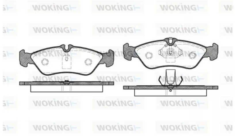 Колодки Woking P480300