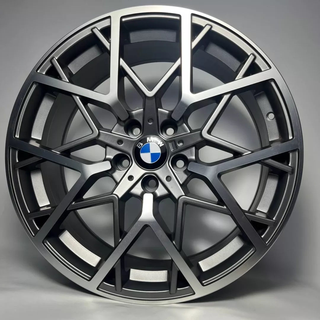 LVZ 1383 20*9.5 5 120 44 72.5 Matt Gun Metal - Machine Face(BM-201) 8.5/9.5x20/5x120 D72.5 ET44 4 диска графит
