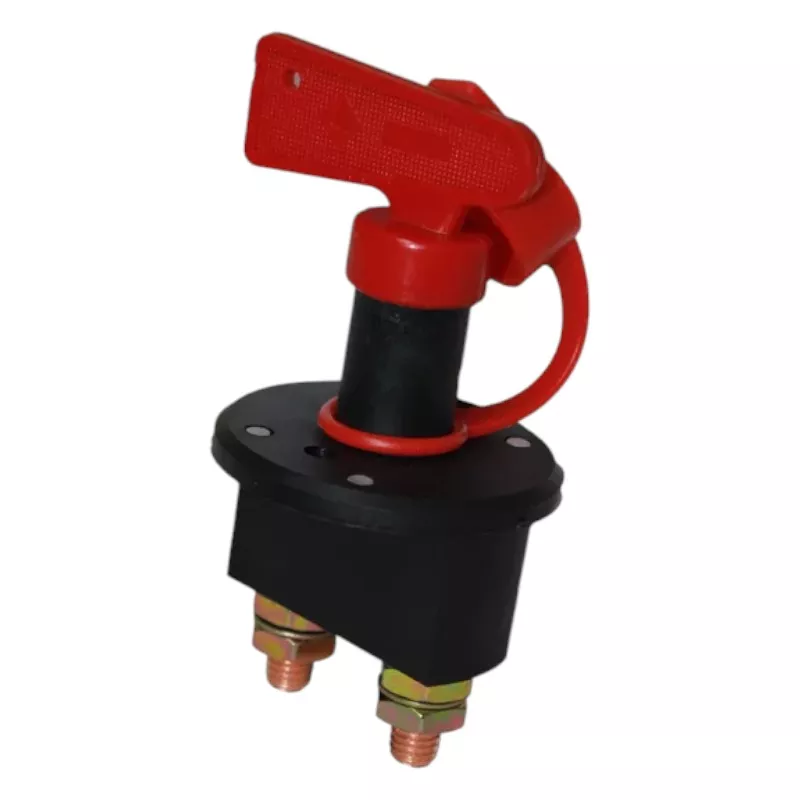 Лебедка плюсін (масса) қосқышы 12V–24V, 100А/500А, алынбалы тұтқа