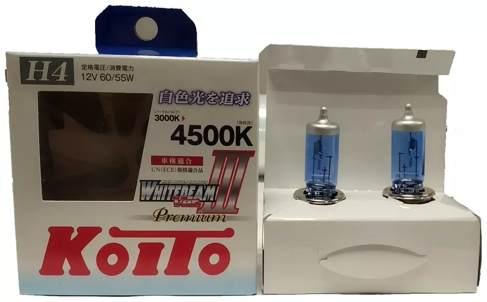 Автолампа KOITO P0744W галогенная, 2 шт