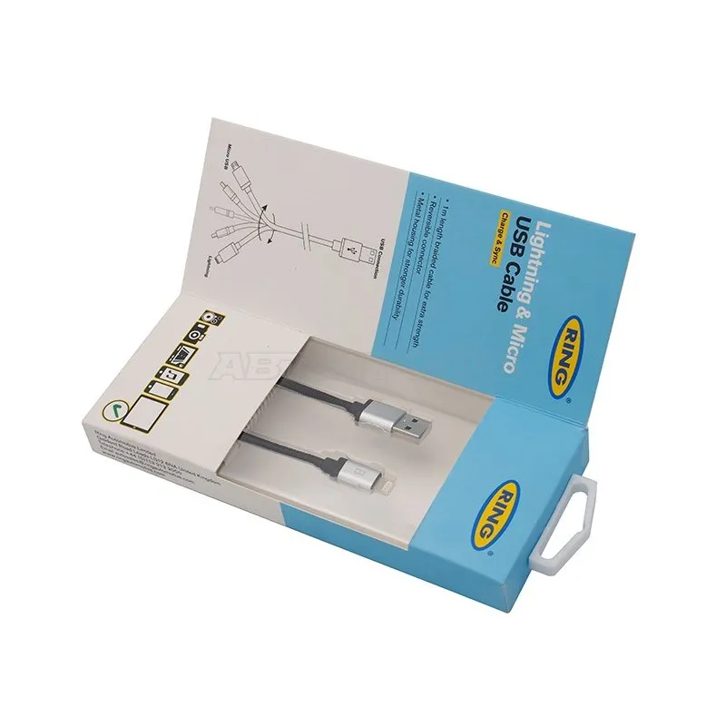 Кабель USB 2 в 1 Lightning/Micro USB