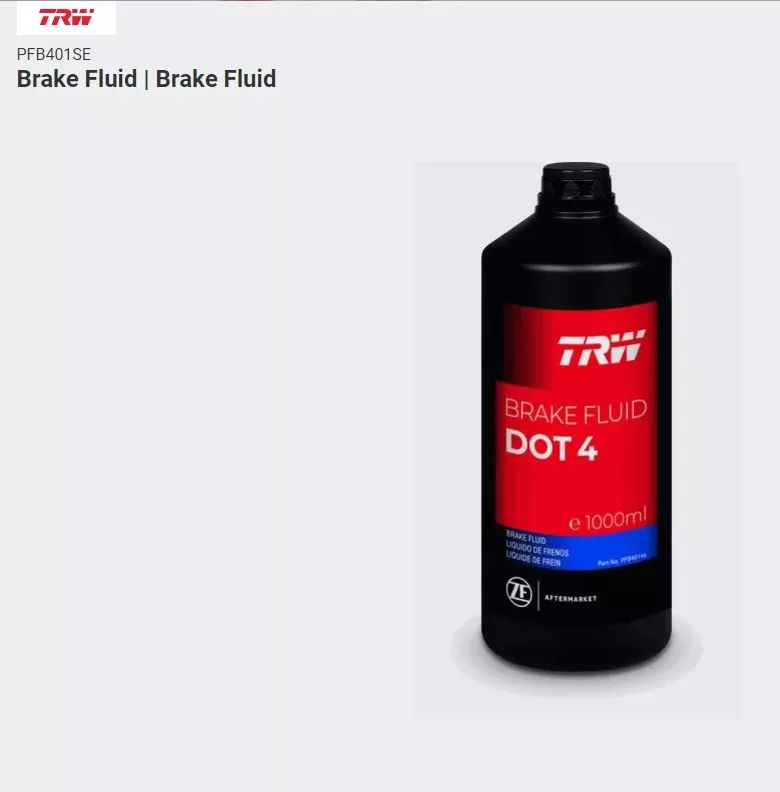Тормозная жидкость гликолевая TRW PFB401SE Brake Fluid 1 л