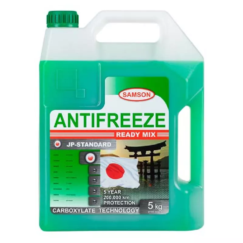 Антифриз, готовый раствор JAPAN-Standard зелёный -37°C, 5кг