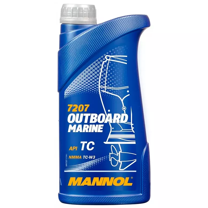 Моторное масло синтетическое Mannol Outboard Marine TC-W3 отсутствует 1 л