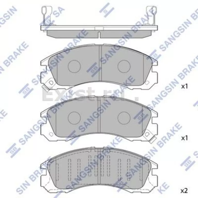Колодки FRIXPOWER передние SP1068 4 шт