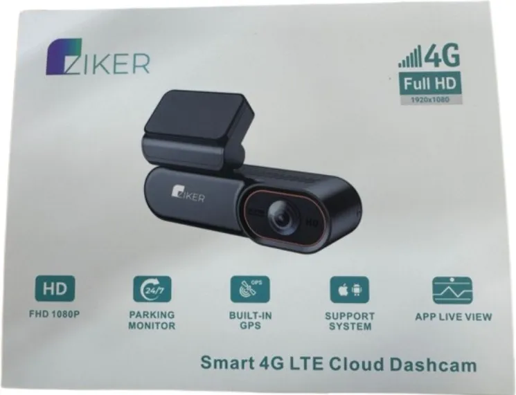 Видеорегистратор Ziker 4G серый
