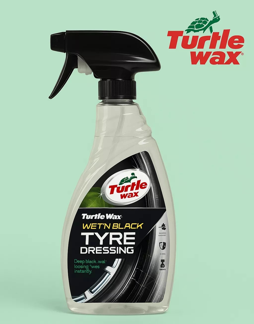 Turtle Wax 52877/53943 Wet'N Black Tyre Dressing 0.5 л