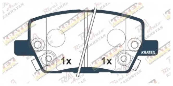 Колодки Kratex передние KR0739