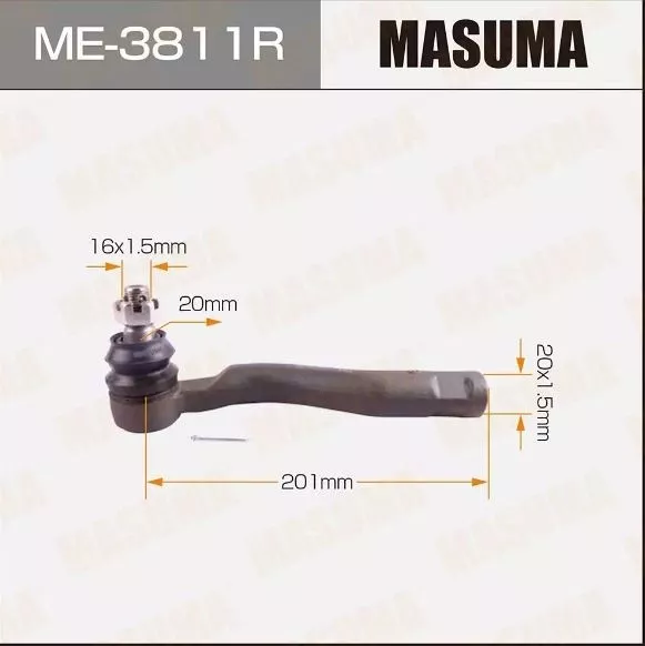 MASUMA наконечник рулевой ME-3811R