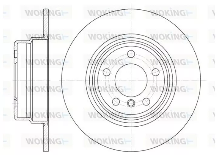 Диски Woking задние D6632.00