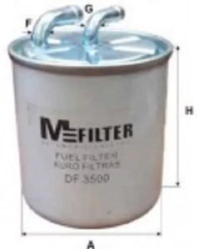 MFilter топливный фильтр DF3500