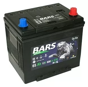 Аккумулятор BARS Asia 6СТ-65Ah -/+