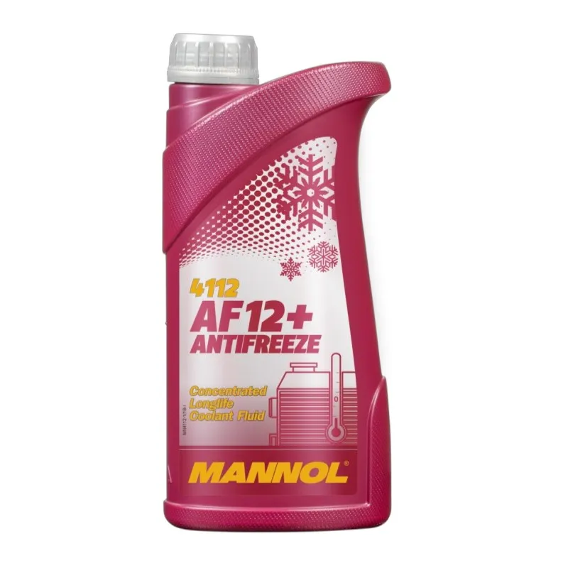 Концентрат антифриз қызыл 4112 MANNOL ANTIFREEZE AF12+ LONGLIFE 1 л