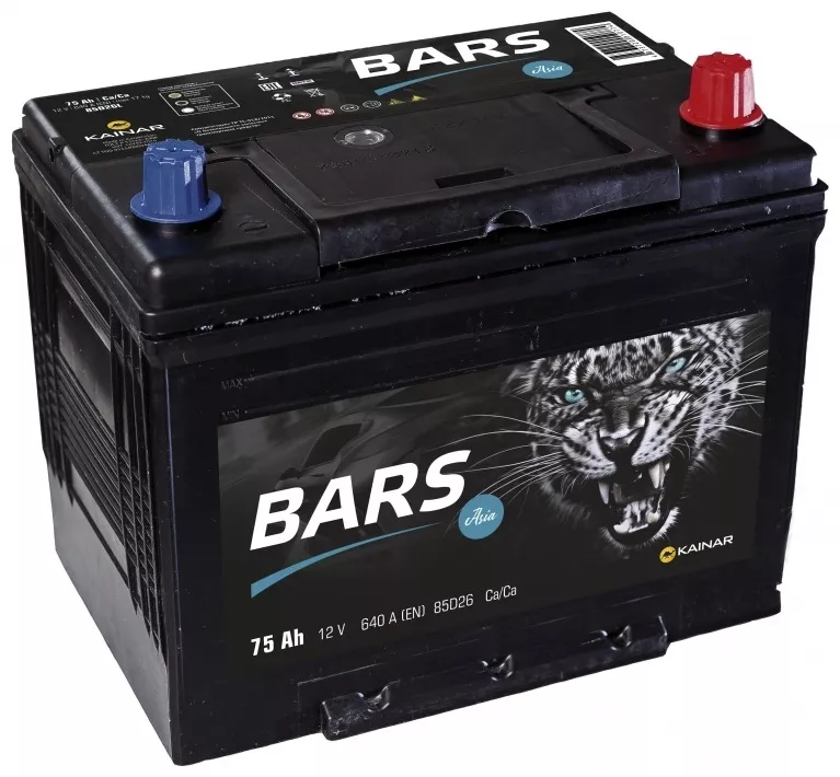 Аккумулятор BARS 85D26 Asia 75 обратная