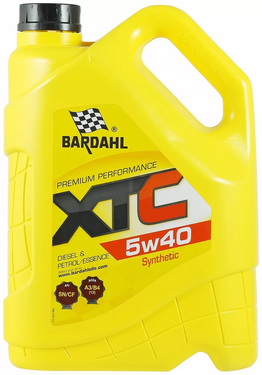 Моторное масло Синтетическое Bardahl XTC 5W-40 5 л