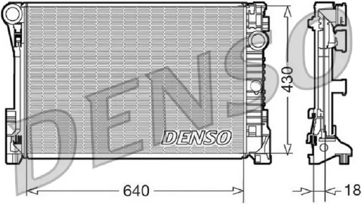 DENSO радиатор основной DRM17111