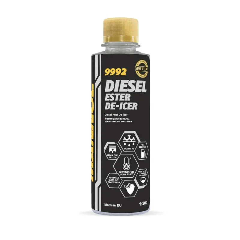 Размораживатель дизельного топлива MANNOL 9992 Diesel Ester De-Icer 1:200  0,25L