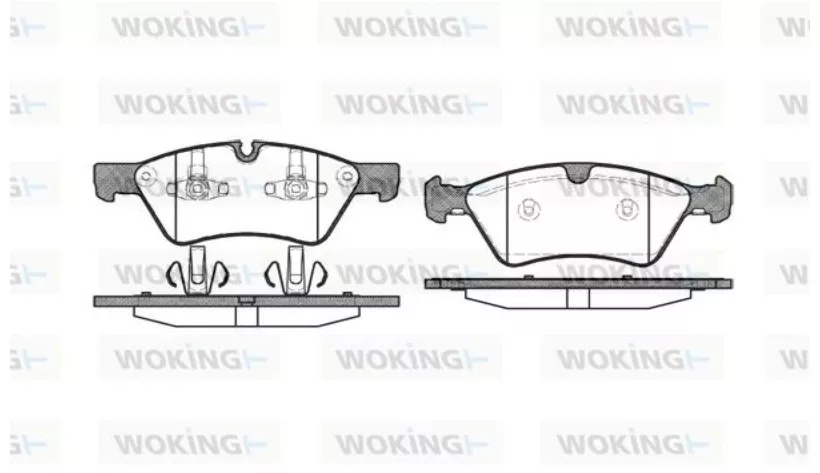 Колодки Woking P1079300