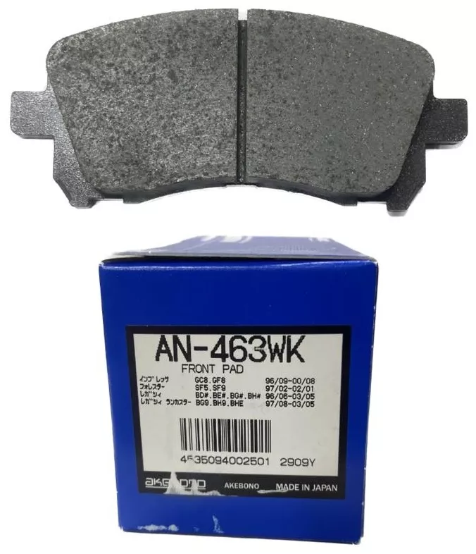 Колодки AKEBONO передние AN463WK