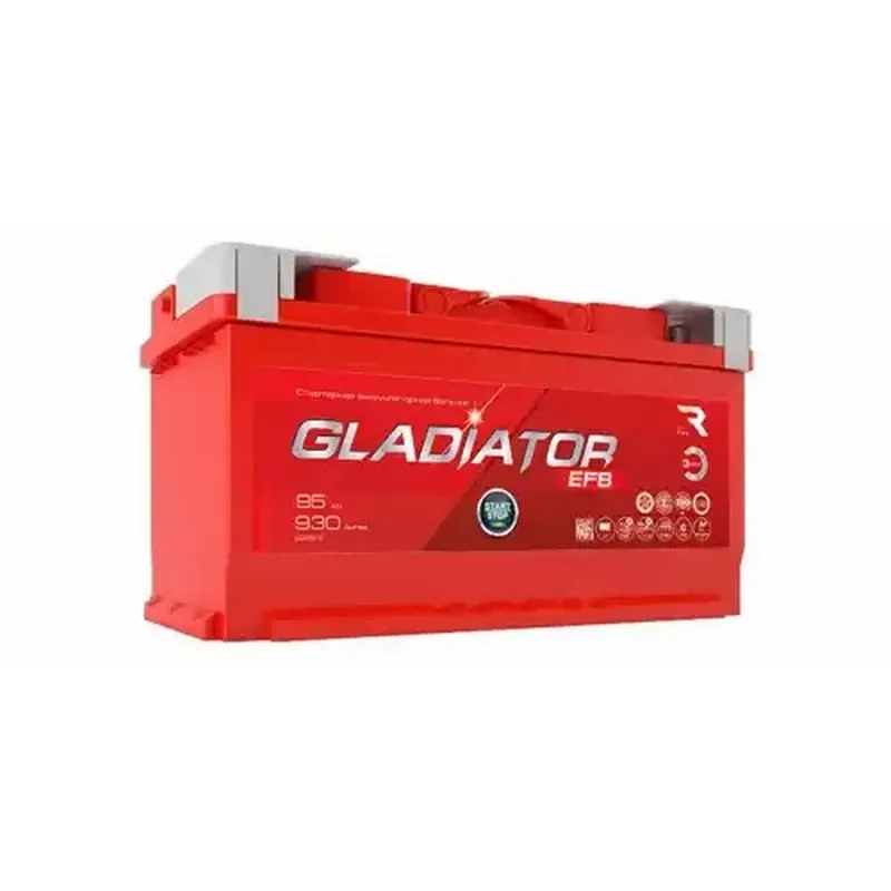 Аккумулятор GLADIATOR EFB 95 Ah, 930 A, 353x175x190 обр