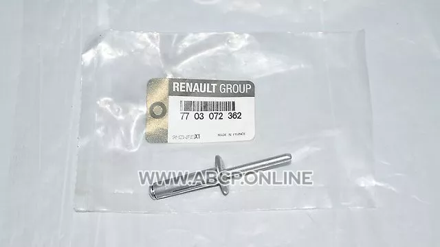 Заклепка крепления моторчика заднего стеклоочистителя Sandero /d=7,5mm