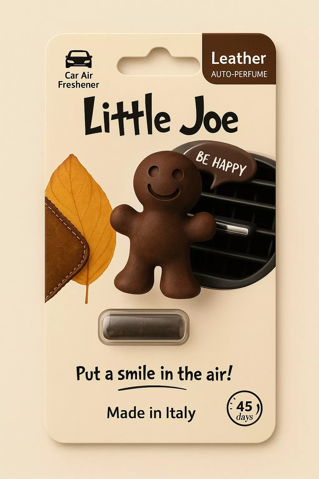 Little Joe ароматизатор пластиковый ET0505 Little Joe Leather – Brown