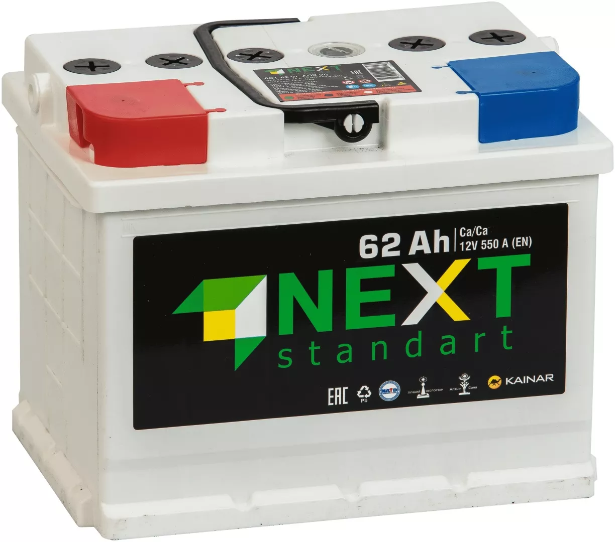 Аккумулятор Next Standart 6CT-62Ah +/-