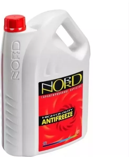 Антифриз NORD Red красный (розовый) G-12, G-12+ 5 л