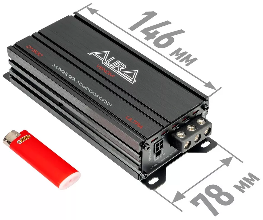 AurA VENOM-D1.500 ULTRA 500 Вт 1 канальный