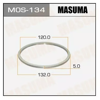 Кольцо уплотнительное глушителя Masuma 120х132 уп. 20шт, MOS-134