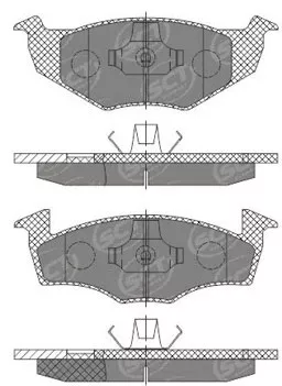 Тормозные колодки SCT SP 227