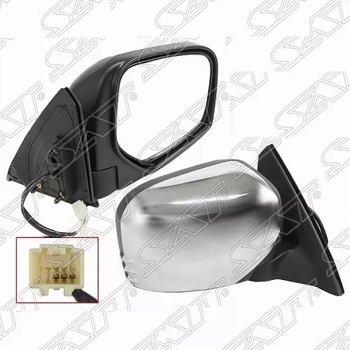 Зеркало в сборе SAT правое для Mitsubishi L200 2005-2015