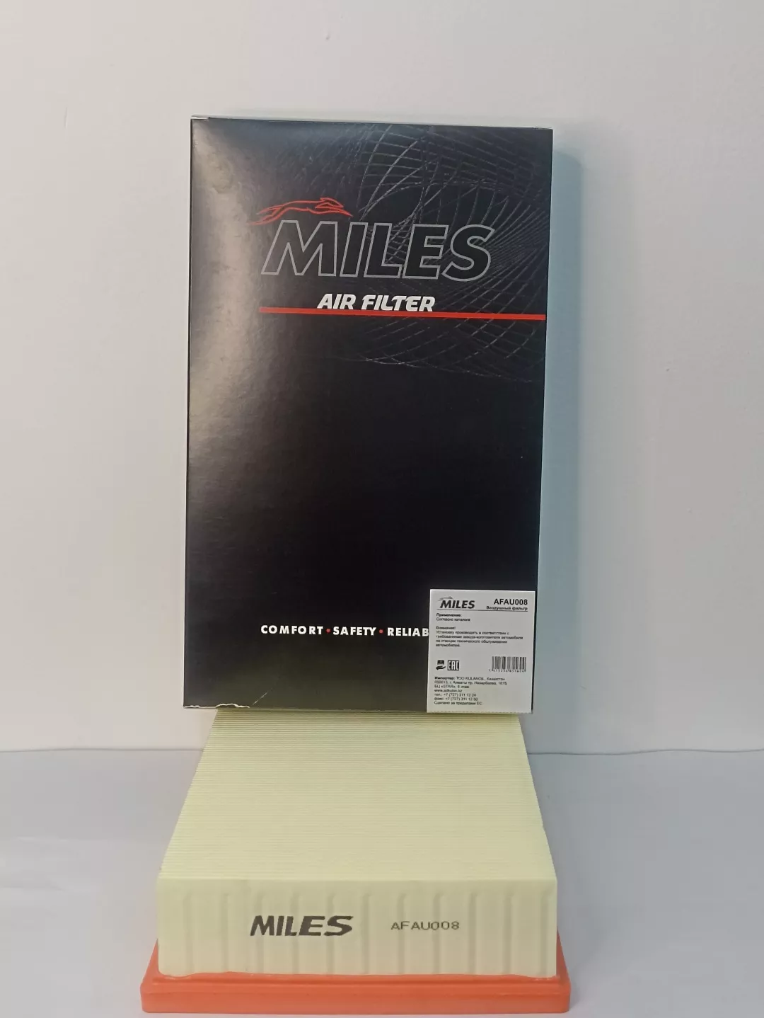 MILES воздушный фильтр AFAU008