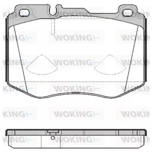 Колодки Woking P1704300