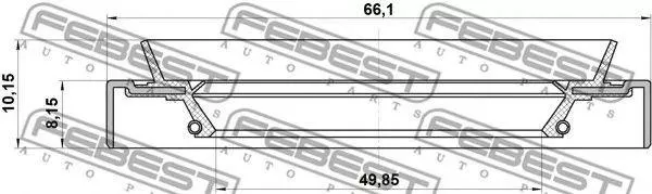 FEBEST сальник 95HDS-51660810X