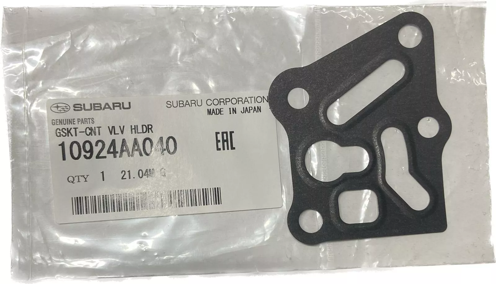 Subaru прокладка 10924A040
