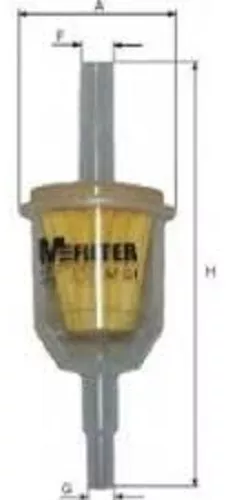 MFilter топливный фильтр BF01