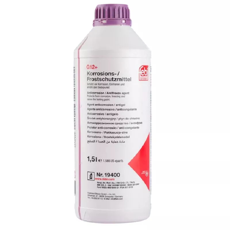 Антифриз концентрат Febi фиолетовый G12+ 1.5л