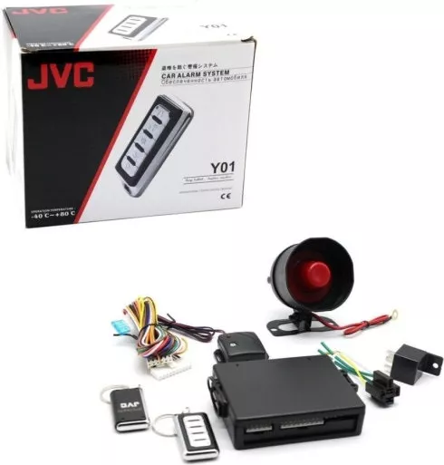 Автосигнализация JVC Y01 без обратной связи